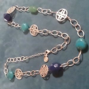 Vintage Baskin brothers long necklace.